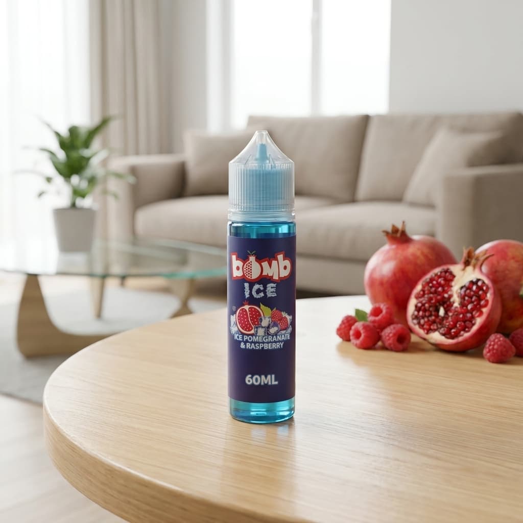 Bomb Ice Pomegranate & Raspberry E-Liquid - 1