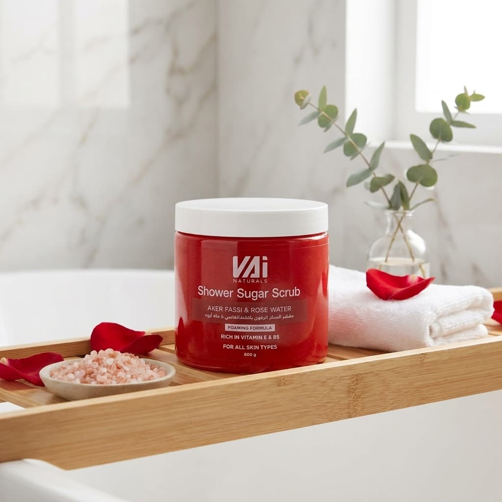 Aker Fassi and Rose Water Foaming Sugar Scrub - 1